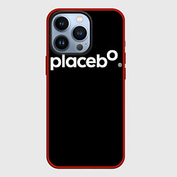 Чехол для iPhone 13 Pro Плацебо Логотип, цвет: 3D-красный