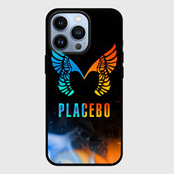 Чехол для iPhone 13 Pro Placebo, Logo, цвет: 3D-черный