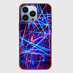 Чехол для iPhone 13 Pro Neon pattern Fashion 2055, цвет: 3D-красный