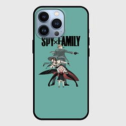 Чехол для iPhone 13 Pro Spy x Family, цвет: 3D-черный