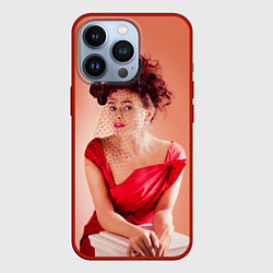 Чехол для iPhone 13 Pro Актриса Хелена Бонэм Картер, цвет: 3D-красный