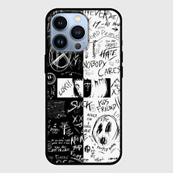 Чехол для iPhone 13 Pro Anime BLACK WHITE EYES, цвет: 3D-черный