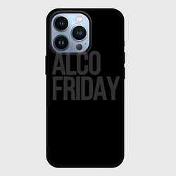 Чехол для iPhone 13 Pro Alco friday, цвет: 3D-черный