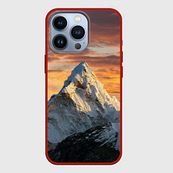 Чехол для iPhone 13 Pro Та самая Джомолунгма Сагарматха Everest, цвет: 3D-красный