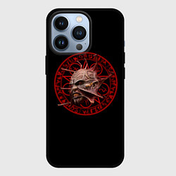 Чехол для iPhone 13 Pro Джиперс Криперс и пентограмма, цвет: 3D-черный