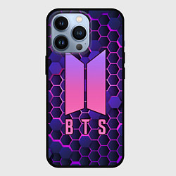 Чехол для iPhone 13 Pro BTS СОТЫ, цвет: 3D-черный