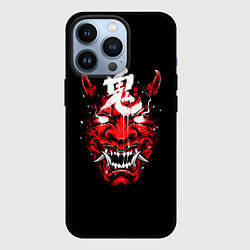 Чехол для iPhone 13 Pro Red Evil Oni, цвет: 3D-черный