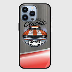 Чехол для iPhone 13 Pro Classic motor sport, цвет: 3D-черный