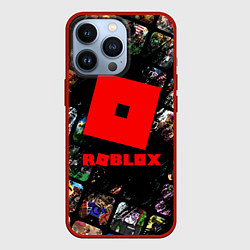 Чехол для iPhone 13 Pro ROBLOX СЮЖЕТЫ И ЛОГОТИП, цвет: 3D-красный