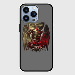 Чехол для iPhone 13 Pro Blood Angels symbol, цвет: 3D-черный