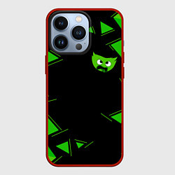 Чехол для iPhone 13 Pro GreenMini HuggyWuggyPoppy Playtime, цвет: 3D-красный