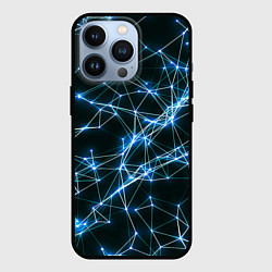 Чехол для iPhone 13 Pro Нейронная сеть - фон, цвет: 3D-черный