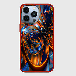 Чехол iPhone 13 Pro Объёмная футуристическая композиция Абстракция Vol