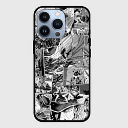 Чехол для iPhone 13 Pro Bloodborne comix, цвет: 3D-черный