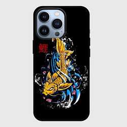 Чехол для iPhone 13 Pro Китайская рыбка, цвет: 3D-черный
