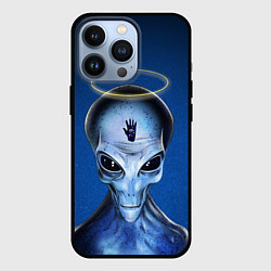 Чехол для iPhone 13 Pro Инопланетное существо, цвет: 3D-черный