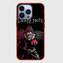 Чехол для iPhone 13 Pro Тетрадь смерти Ryuk, цвет: 3D-красный