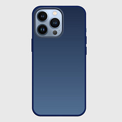 Чехол для iPhone 13 Pro Gradient Dark Blue, цвет: 3D-тёмно-синий