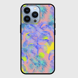 Чехол для iPhone 13 Pro Пальмы и Солнце Летом На Море, цвет: 3D-черный