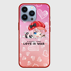 Чехол для iPhone 13 Pro Цубамэ Коясу Kaguya-sama: Love is War, цвет: 3D-красный