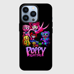 Чехол для iPhone 13 Pro POPPY PLAYTIME chapter 2 персонажи игры, цвет: 3D-черный