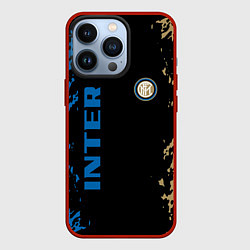 Чехол для iPhone 13 Pro Интер inter, цвет: 3D-красный