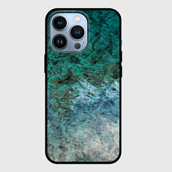 Чехол для iPhone 13 Pro Морской берег, цвет: 3D-черный