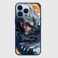 Чехол для iPhone 13 Pro Metal Gear Rising: Revengeance, цвет: 3D-тёмно-синий