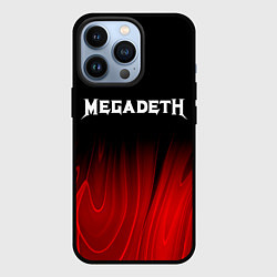 Чехол для iPhone 13 Pro Megadeth Red Plasma, цвет: 3D-черный