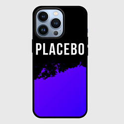 Чехол для iPhone 13 Pro Placebo Purple Grunge, цвет: 3D-черный