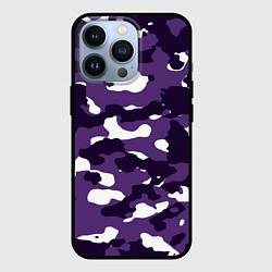 Чехол для iPhone 13 Pro Amethyst Purple Аметист, цвет: 3D-черный