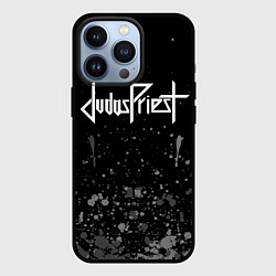 Чехол для iPhone 13 Pro Judas Priest брызги, цвет: 3D-черный