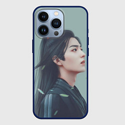 Чехол для iPhone 13 Pro Неукротимый Вей Ин, цвет: 3D-тёмно-синий