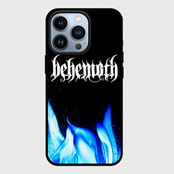 Чехол для iPhone 13 Pro Behemoth Blue Fire, цвет: 3D-черный