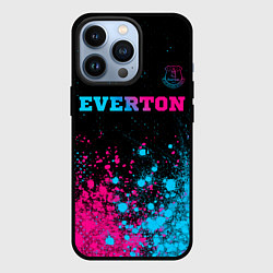 Чехол iPhone 13 Pro Everton - neon gradient