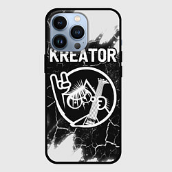 Чехол для iPhone 13 Pro Kreator кот - краска, цвет: 3D-черный