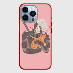 Чехол для iPhone 13 Pro Райден и Бродяга, цвет: 3D-красный