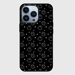 Чехол для iPhone 13 Pro Милые Пухлые Коты, цвет: 3D-черный