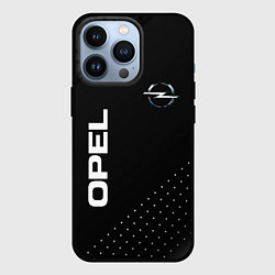 Чехол для iPhone 13 Pro Opel Карбон, цвет: 3D-черный
