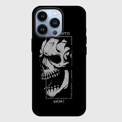 Чехол для iPhone 13 Pro MOMENTO MORI - SKULL, цвет: 3D-черный