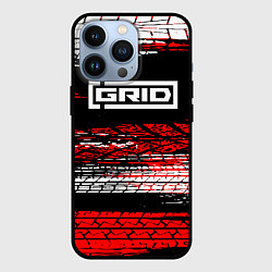 Чехол для iPhone 13 Pro Grid legends - гонки, цвет: 3D-черный