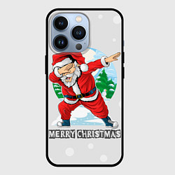 Чехол для iPhone 13 Pro Dab Santa Merry Christmas, цвет: 3D-черный