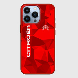 Чехол для iPhone 13 Pro Citroёn - logo, цвет: 3D-красный