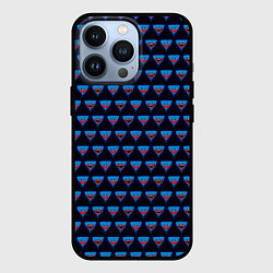 Чехол для iPhone 13 Pro Poppy Playtime - Huggy Wuggy Pattern - без логотип, цвет: 3D-черный