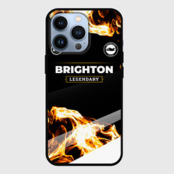 Чехол для iPhone 13 Pro Brighton legendary sport fire, цвет: 3D-черный