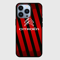 Чехол для iPhone 13 Pro Citroёn - полосы, цвет: 3D-черный