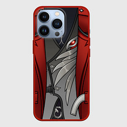 Чехол для iPhone 13 Pro Образ Дилюка Алая ночь - Геншин импакт, цвет: 3D-красный