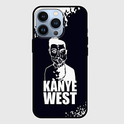 Чехол для iPhone 13 Pro Kanye west - tuxtera брызги, цвет: 3D-черный