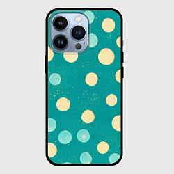 Чехол для iPhone 13 Pro Нарисованные кружочки радости, цвет: 3D-черный