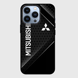 Чехол для iPhone 13 Pro Mitsubishi Карбон, цвет: 3D-черный